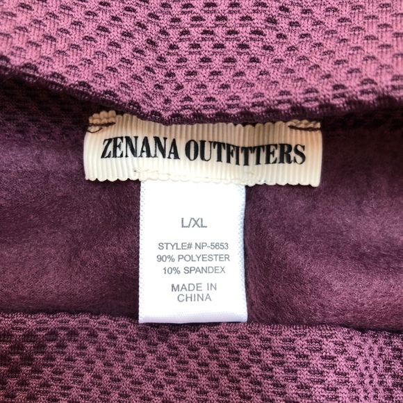 6 HR SALE❗️Diamond Waist Fleece Zenana Leggings - Picture 5 of 7